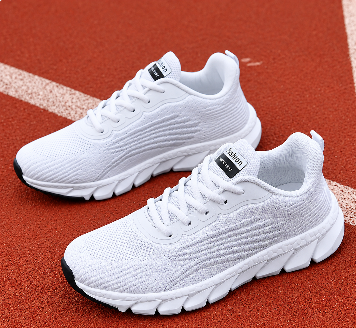 Men's And Women's Flying Woven Breathable Running Shoes Couple's Casual Sneakers