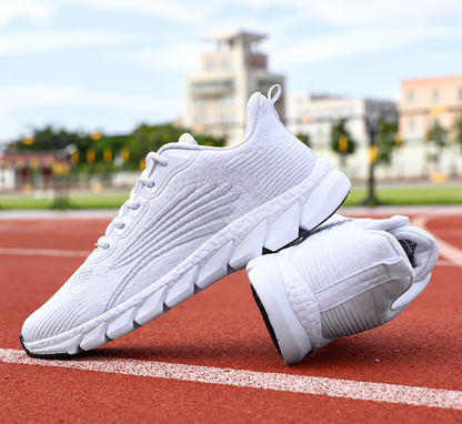 Men's And Women's Flying Woven Breathable Running Shoes Couple's Casual Sneakers